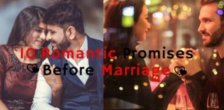 10 Romantic Promises For Couple Before Marriage