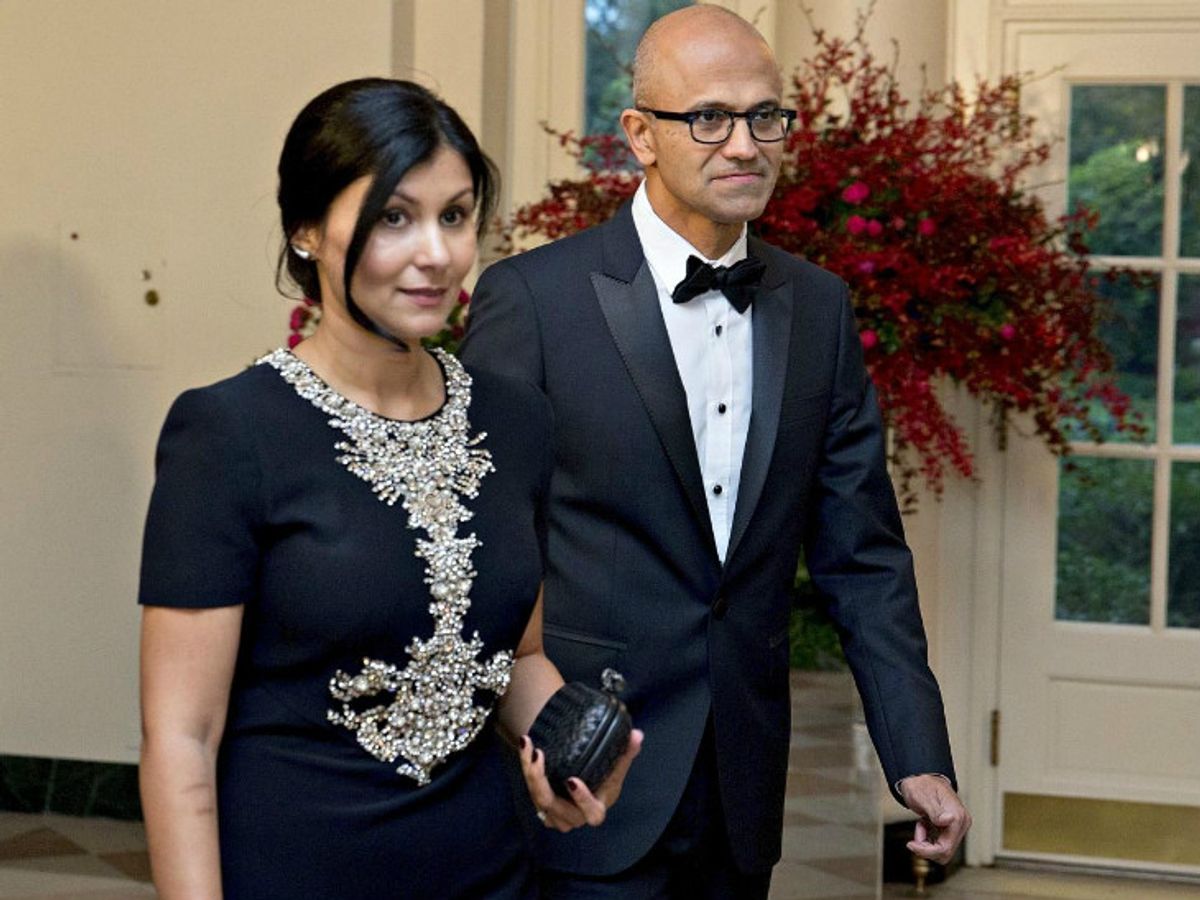 Satya Nadella love story.